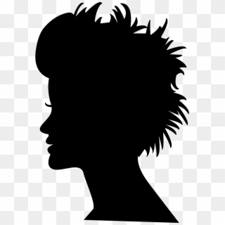 Head Silhouette With Short Hair Comments - Logos With Head Clipart