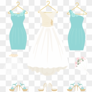 Exquisite Wedding Dress Clipart - Wedding Dress - Png Download