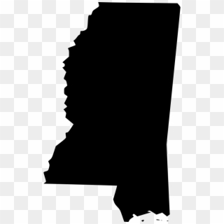 Mississippi Png Transparent Background - Mississippi State Outline Vector Clipart