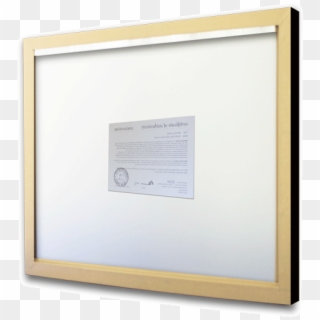Each Print Is Supplied With A Numbered Certificate - Flat Panel Display Clipart