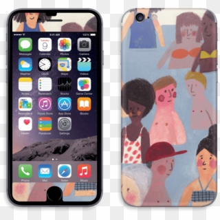 Summer People Skin Iphone 6/6s - Iphone 6 Plus Charging Point Clipart