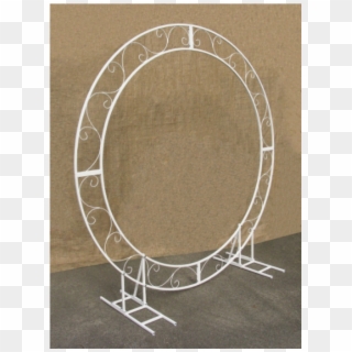 Circle Wedding Arch - Metal Arch Circle Wedding Clipart