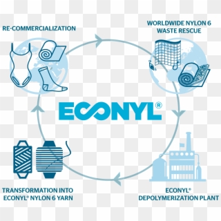 Since 2013, 375 Tonnes Of Discarded Fishing Nets Have - Econyl Regeneration System Clipart