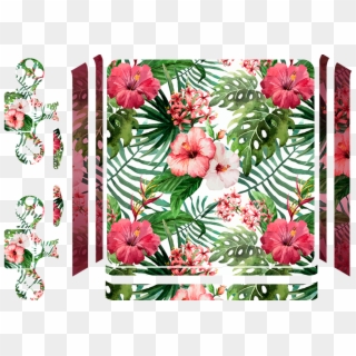 Tropical Jungle Ps4 Skin - Medidas Ps4 Pro Skin Clipart