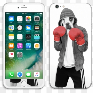 Street Boxer Skin Iphone 6 Plus - Iphone 8 Plus Rojo Y Blanco Clipart