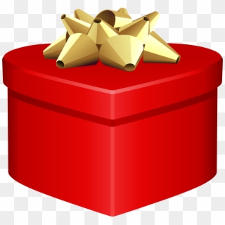 Romantic Gift Box Transparent Clip Art Image - Png Download