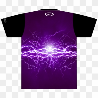 Storm Purple Lightning Dye-sublimated Shirt - Purple Lightning Clipart