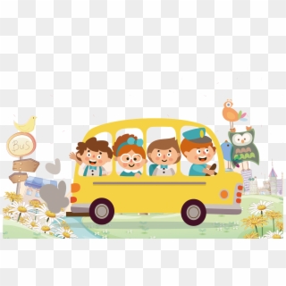 This Graphics Is Hand Painted Cartoon Children Travel Clipart