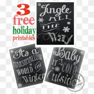 Holiday Printables The Diy Village Printable Disclosure - Poster Clipart