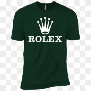 Rolex Logo Next Level Premium Short Sleeve T Shirt - Rolex Sports Watch Price Clipart