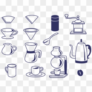 Cafe, Coffee, Icon, Dripper, Mill, Coffee Siphon - Coffee Clipart