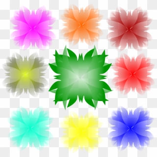 This Free Icons Png Design Of Colorfull Flower - Illustration Clipart