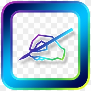 Icon Hand Leave Pen Note Png Image - Hand With Signature Clipart