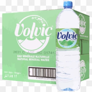 Volvic Water 12pk/1l - Volvic Water Bottle Clipart