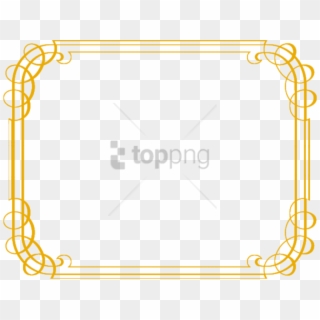 Free Png Gold Border Png Png Image With Transparent - Gold Free Fancy Borders Clipart