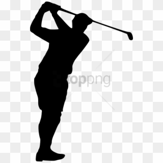 Free Png Download Golfer Png Png Images Background - Golf Silhouette Transparent Background Clipart