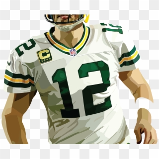 Aaron Rodgers Vector Illustration - Aaron Rodgers Transparent Clipart
