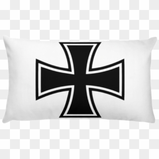 German Iron Cross Basic Pillow - German Cross Png Clipart
