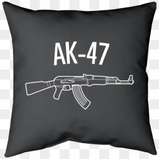 Ak-47 Pillow By Upper Playground - Ranged Weapon Clipart
