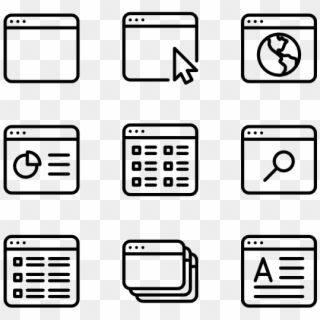 Computer Window - Programming Icon Pack Clipart