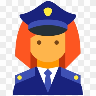 Hacker 1 Icons For - Women Police Officer Icon Clipart