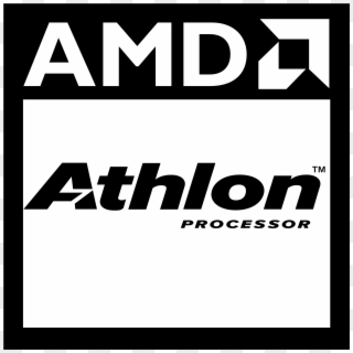 Amd Athlon Processor Logo Png Transparent - Amd Athlon Logo Clipart