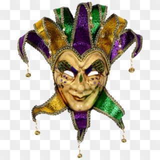 Mardi Gras Jester Mask Clipart