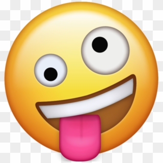 Drunk Transparent Background Image - Iphone Tongue Out Emoji Clipart
