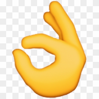 Okay Hand Emoji - Nice Emoji Transparent Clipart