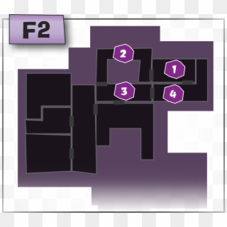 Clear Octagon Webbing Png - Luigi's Mansion Gloomy Manor Map Clipart