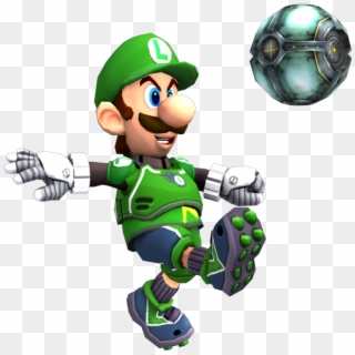 Luigi And Daisy, Mario And Luigi, Luigi's Mansion Dark - Luigi Super Mario Strikers Clipart