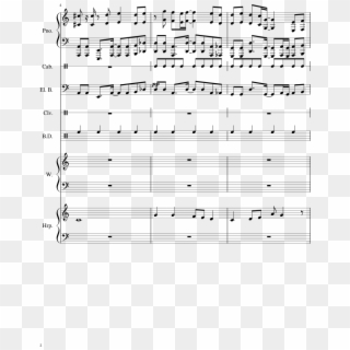 Sheet Music Composed By Toby Fox - You Know I M No Good Piano Sheet Clipart