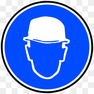 Hard Hat Mandatory Signs Safety Png Image - Ppe Symbols Hard Hat Clipart