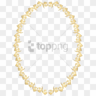 Free Png Gold Oval Frame Png Png Image With Transparent - Transparent Background Oval Frame Png Clipart