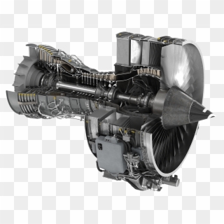 Jet Engine Turbine Cutaway - Jet Engine Cutaway Clipart