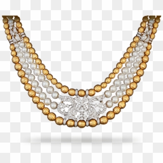 Pearl Clipart Neck Chain - Necklace - Png Download