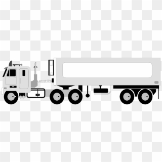Truck Lorry Vehicle - Big Rig Clip Art - Png Download