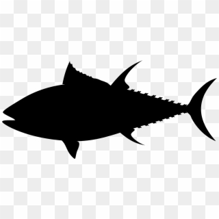 Tuna Fish Silhouette Black Png Image - Tuna Clip Art Transparent Png