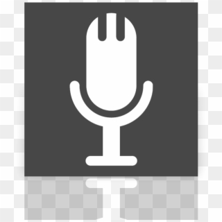 Mirror, Microphone Icon - Mikrofon Png White Clipart
