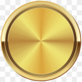 Clip Hay Brass Bronze - Golden Circle Png Transparent Png
