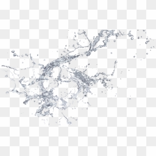 Water Splash Effect Png - Drawing Clipart
