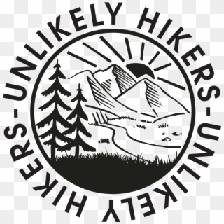 Unlikely Hikers Logo No Strapline Single Colour - Unlikely Hiker Clipart