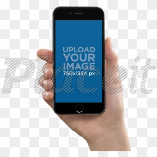 Hand Holding Iphone Png - Hand Holding Iphone 6 Png Clipart