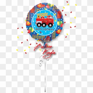 Fun Firetruck - Balloon Clipart