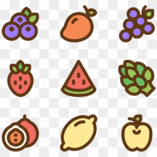 Cartoon Fruit And Vegetables Png Clipart