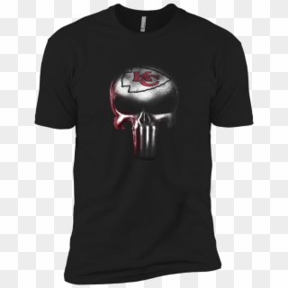 Shop The Punisher Skull T Shirts For Kansas City Chiefs - Teen Suicide Band Merch Clipart