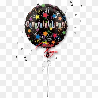 Congratulations Stars And Confetti - Get Well Soon Balloon Transparent Clipart