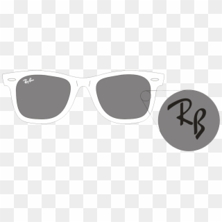 Ray Ban Logo Glasses , Png Download - Ray Ban Rb Logo Clipart