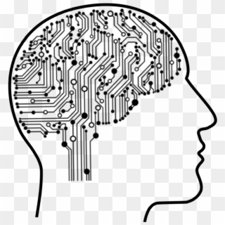 Machine Learning Brain Mind Idea Silhouette - Holmes Bible College Clipart