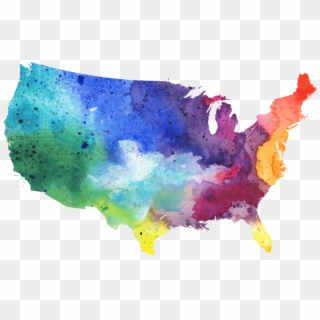 Map Of The Us Clipart